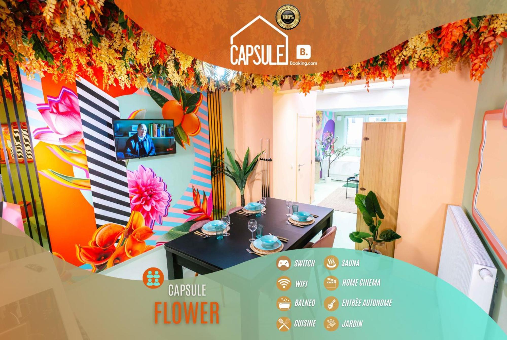 Capsule Flower - Balneo - Cinema - Billard - Nintendo Switch - Mons Centre Extérieur photo
